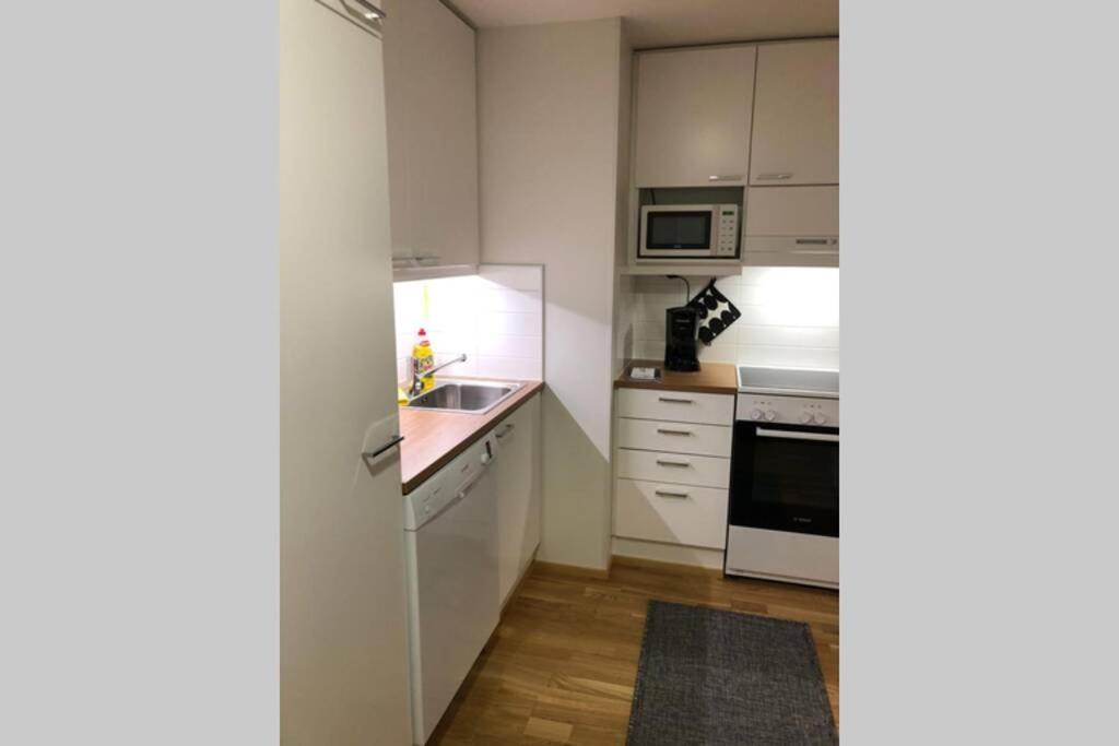 Keskustan Kaksio 45 M2 Autopaikalla, Rautatienkatu 19, 9 Krs Oulu Exterior foto